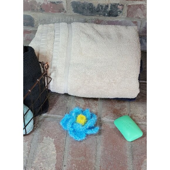 Blue and Yellow Flower Scrubby - Picture 8 of 9